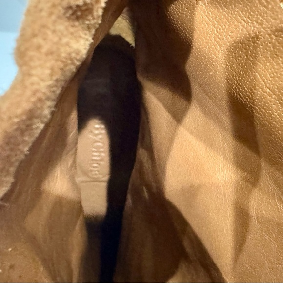 See by Chloe’ suede ruched slouchy tie lace chunky heel ankle boot ❤️ - Picture 6 of 12